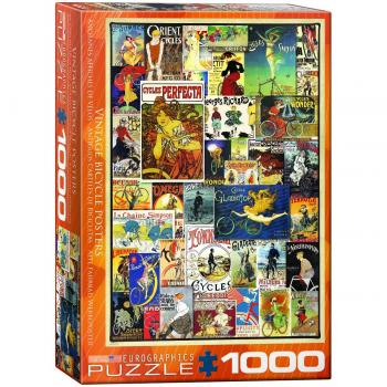 Eurographics Vintage Bicycle Posters 1000-Piece Puzzle