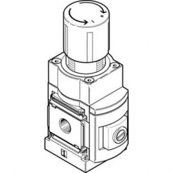 Festo G 1/2 Precision Pneumatic Pressure Regulator 0.05-2.5bar 2300l/min