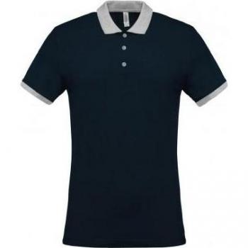 Polo de Piqué Bicolor para Hombre Kariban