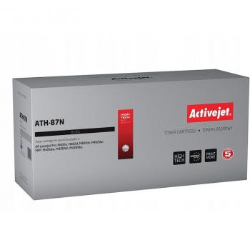 Tóner Activejet ATH-87N Negro, compatible con impresoras láser, rendimiento de 2,500 páginas, tecnología de impresión en negro, fácil instalación y alta calidad de impresión