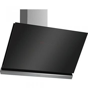 Campana Decorativa Bosch DWK98PR60, 500 m³/h, 14 Decibelios, Color Negro A+