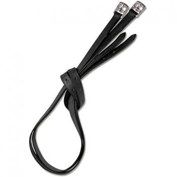 Freno de Montura Waldhausen Star, Riendas de Cuero de 120 cm, Ancho de 22 mm, Color Negro