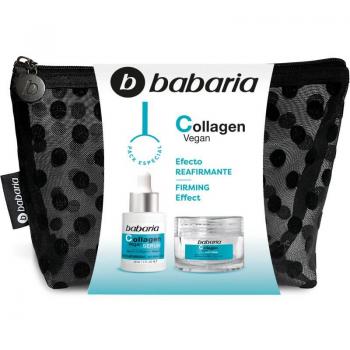 Babaria Collagen Facial Care Gift Set (50ml Cream + 30ml Serum + Cosmetic Bag)