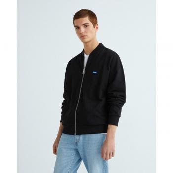 Hugo Boss Narane Men's Full Zip Hoodie in Black Cotton