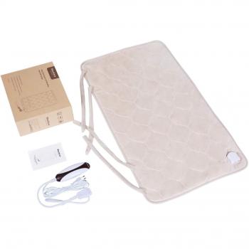 MaxKare Almohadilla Eléctrica de Calentamiento con Correas Tamaño 45 x 83 cm Función de Apagado Automático Configuración de Temperatura de 5 Niveles. Alivio Muscular para Cuello, Hombro, Espalda