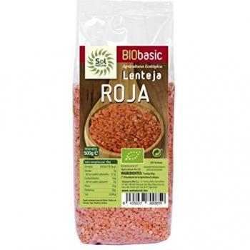 SOLNATURAL LENTEJA ROJA Bio 500 g, Estándar, Único