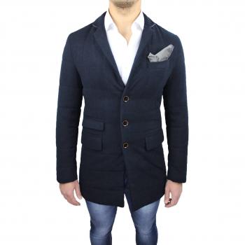 Evoga - Abrigo - capa - para hombre negro L