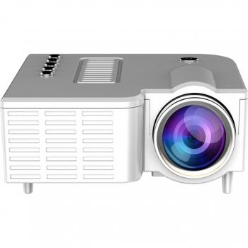 Mini proyector portátil Uc28C LED para el hogar, niños y dispositivos móviles, proyector con cable