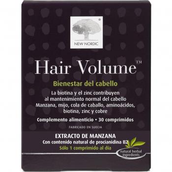 New Nordic Hair Volume Suplemento para Crecimiento y Fortalecimiento del Cabello, 30 Comprimidos