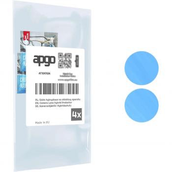 Protector de Lente de Cámara Híbrido 9H para Apple iPhone 12 Mini - Pack de 4 unidades