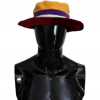 Dolce & Gabbana Multicolor DG Logo Cotton Blend Bucket Hat - 58 cm