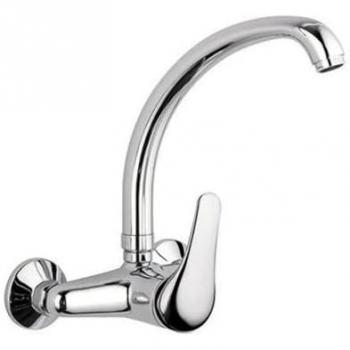 Grifo Monocomando de Cocina de Pared Boca Alta Epic Cromo Mariani