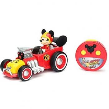 Jada Toys- Coche Mickey Roadster Racer, 19 cm, Control por Infrarrojos, Adecuado a Partir de 3 Años, Color