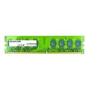 Módulo de Memoria 2-Power DDR2 2GB DIMM 240-pin 667MHz PC2-5300 CL5 Unbuffered Non-ECC Verde CE RoHS