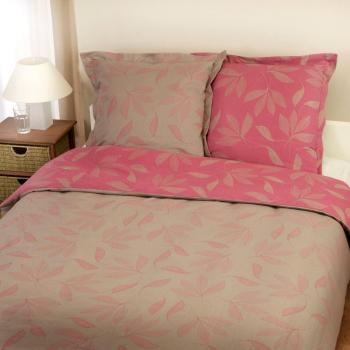 Funda nórdica de franela 100% algodón - Zig Zag 270 x 240 cm + 2 fundas de almohada 65 x 65 cm)