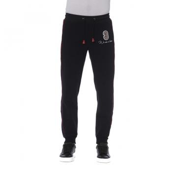 Trussardi Black Cotton Sweatpants for Men - Size S