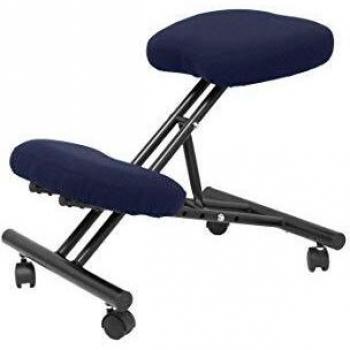 Piqueras Y Crespo 37BALI200 - Taburete ergonómico para oficina, Azul Marino