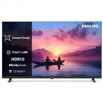 Televisor LED Smart Philips 24PHS6000/12 24 HD Titan OS con Wi-Fi y Dolby Audio