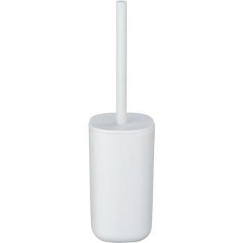 Escobillero de Baño Davos Blanco Mate con Soporte para Cepillo WC