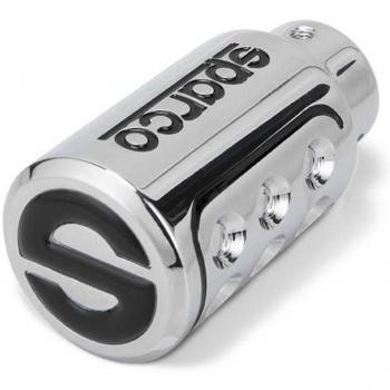 Pomo Racing Sparco Cromado SPC109CH - Pomo de Palanca de Cambio de Aluminio Sólido en color Plata