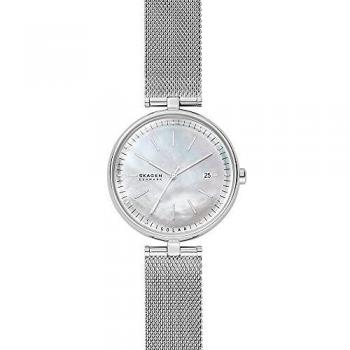 Skagen Women's Karolina Three-Hand Date, 36mm case size, Stainless Steel Watch