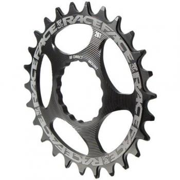 RaceFace Direct Mount - Transmisión para bicicletas, color negro, talla 28T