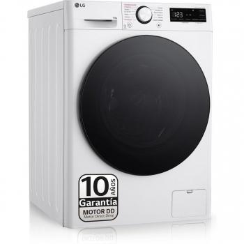 Lavadora LG F4WR6010AGW Carga Frontal 10kg 1400rpm Clase A+++(-10%) Inverter Función Vapor TurboWash 360º Blanco