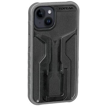 Funda de teléfono Topeak RideCase para iPhone 14 con soporte, color negro/gris