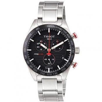 Tissot Mens T-Sport PRS-516 Quartz Chronograph Red and Black Bracelet Watch T100.417.11.051.01