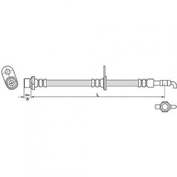 Metzger 4110285 Tubo flexible de frenos