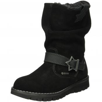 Primigi Panky - botas de media caña con forro cálido y botines Niñas, Negro
