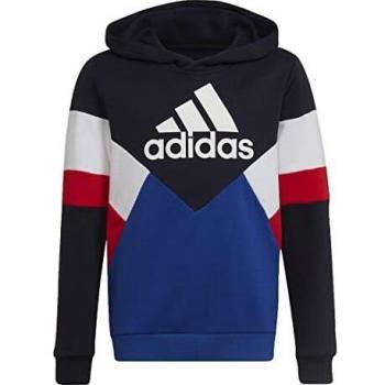 adidas B CB FL HD Sweatshirt, Legend Ink/Team Royal Blue/Vivid Red, 1516 Boy's