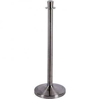 Poste separador cromado satinado altura 940 mm base 320 mm