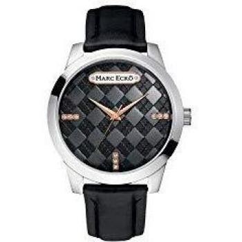 Marc Ecko Men's Analog Quartz Watch with Leather Strap E11591G1 (45 mm)