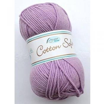 Rellana - Cotton Soft Color 37 - Lila - Algodón Bebé Lana con suave para tejer &
