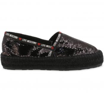 Alpargatas LOVE MOSCHINO JA10373G0CJL0 000 Black Fabric