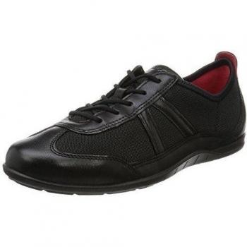 Ecco Bluma Lace Up - Zapatos de cordones de cuero para mujer, gris, 36