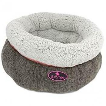 Cama Donut Warmer IBAÑEZ para Perros - Cama térmica, diseño en forma de donut, adecuada para perros, proporciona calor y confort, materiales suaves y acogedores, fácil de limpiar