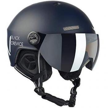 BLACK CREVICE Casco de esquí Sölden I Casco de esquí con Visera Estilo piloto I Casco esquí Hombre
