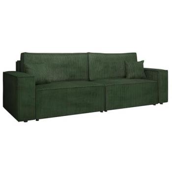 Sofá-cama Shelton 106 con L-Función, dos cajas de ropa de cama y respaldo ajustable, 83x245x139cm