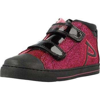 PABLOSKY - PABLOSKY 945871 Botin Doble Velcro Puntera Fucsia Niñas Color: Fucsia Talla: 34