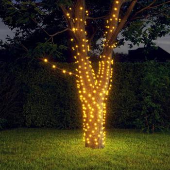 vidaXL Solar String Lights 2 Pack with 2x200 Warm White LEDs for Indoor and Outdoor Use