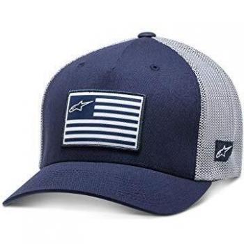 Alpinestars Flag Gorra de Beisbol, BLU Marina, LXL para Hombre