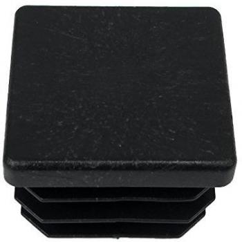 MAURER 5330708 Contera Cuadrada Interior Negra 35x35 mm. Blister 4 Piezas, Multicolor