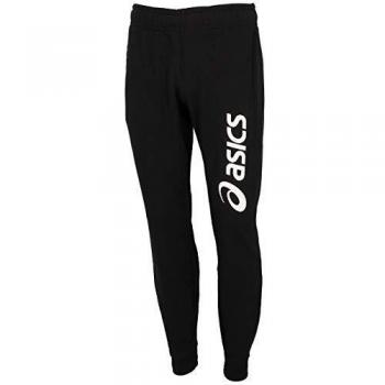 Pantalón de Sudadera Asics con Gran Logo Negro