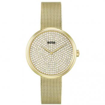 Hugo Boss Reloj Mujer Analogico Cuarzo con Correa de Acero Inoxidable 1502659, Diámetro de 36 mm