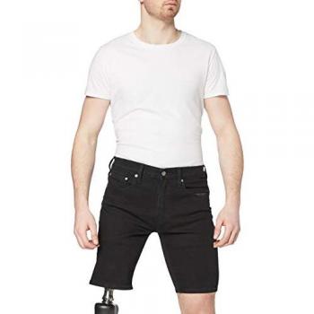 Bermudas Levi's 405 Standard Cortas Negros para Hombre, Algodón, Denim, Casual