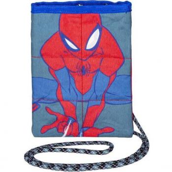 Bolso Bandolera Cuerda Spiderman Red 1x13x18 cm - Cerdá