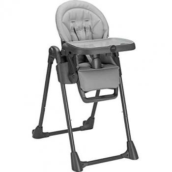 CAM Il Mondo del Bambino - art.S2250/C258 - Trona Pappananna Icon - Made in Italy - ideal de 0 a 36 meses - CUERO ECOLÓGICO GRIS