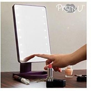 ESPEJO LED DE SOBREMESA PRETTY U